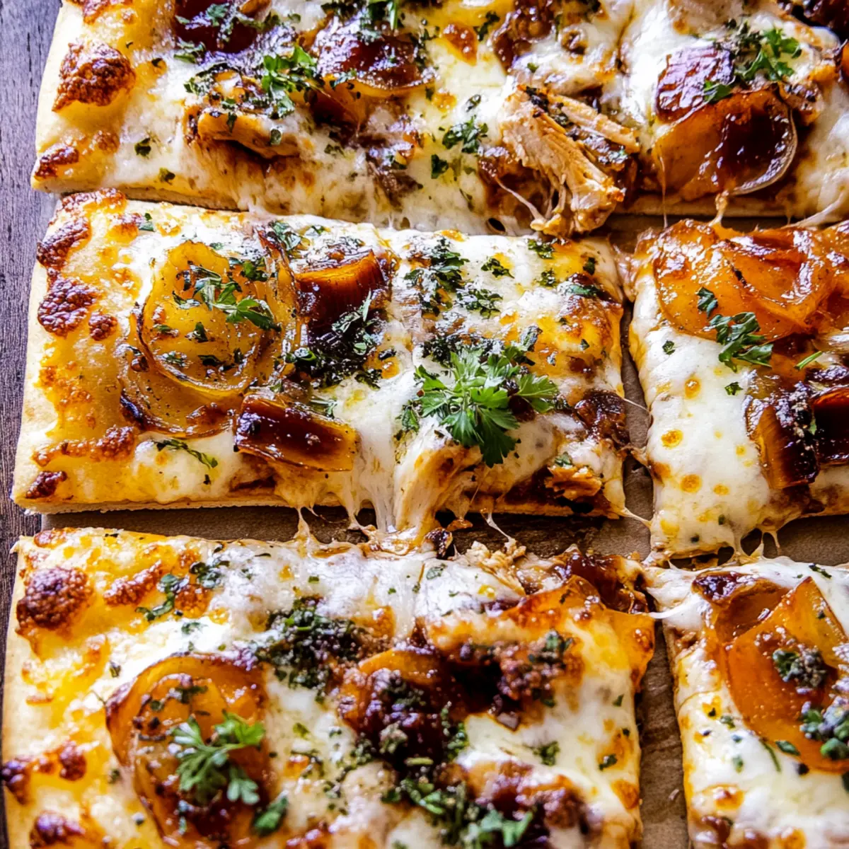 Craft the Ultimate BBQ Chicken Pizza with Sweet Caramelized Onions