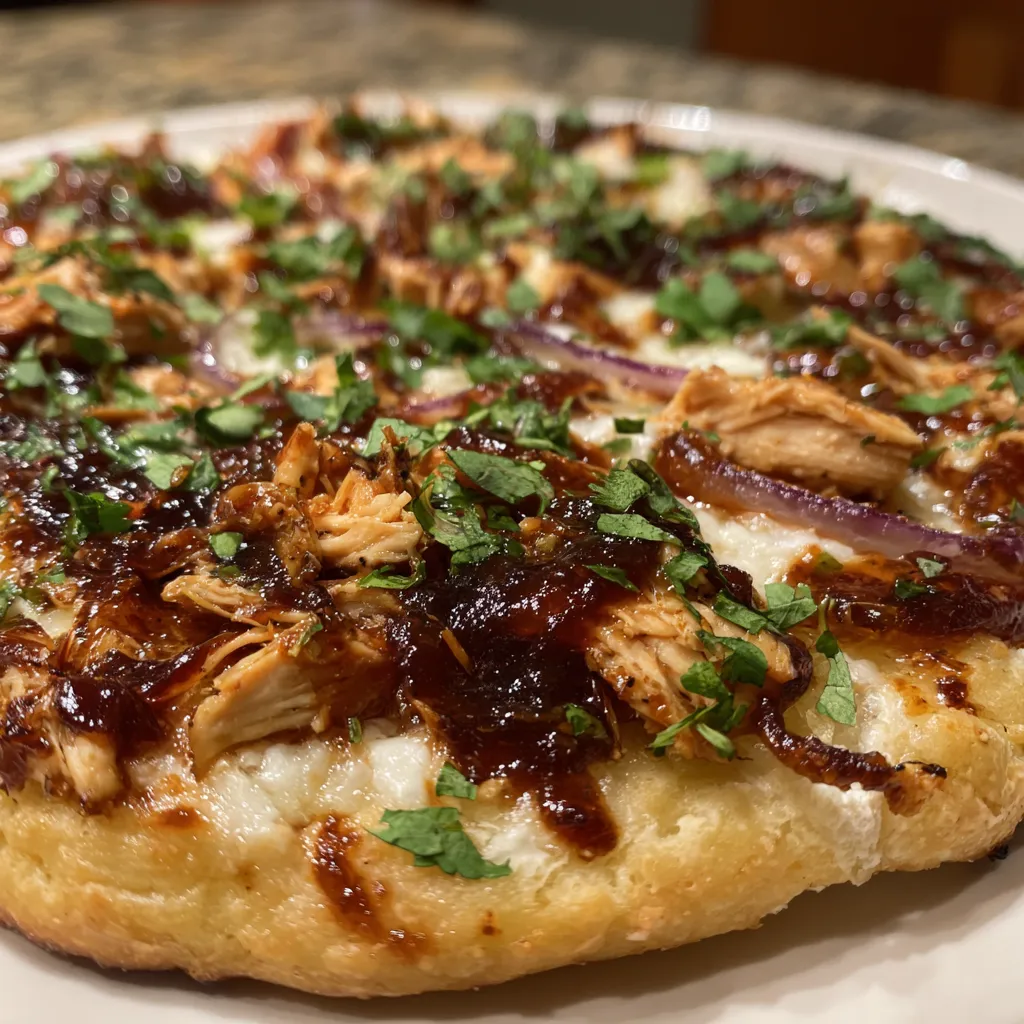 Sweet & Savory Perfection: BBQ Chicken Pizza with Caramelized Onions